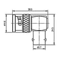 Miniatyrbild 3 av 3: Telegärtner 100023609 100023609 BNC-Adapter BNC-hane - BNC-hona 1 st