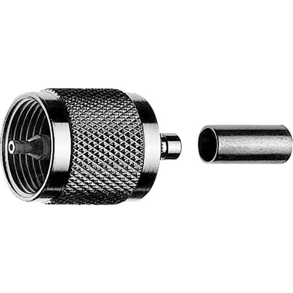 Telegärtner 100024321 100024321 UHF-kontaktdon Kontakt hane rak 50 Ω 1 st