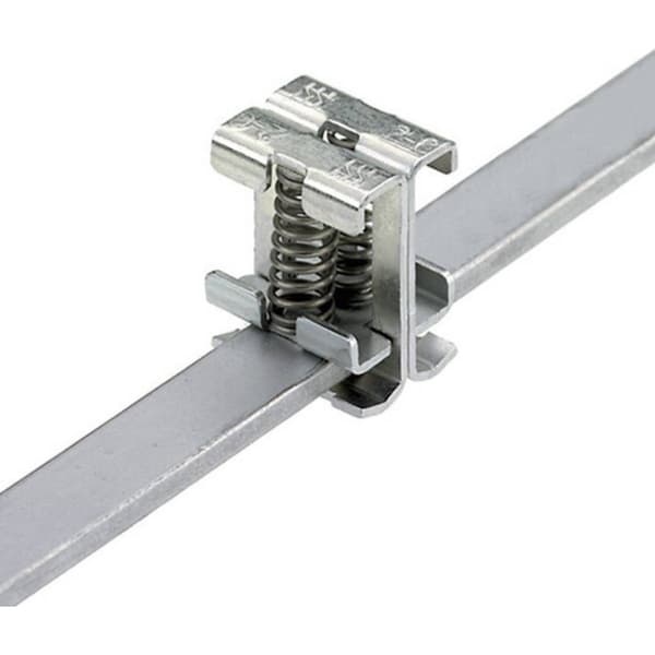 Weidmüller 1592810000-1 Skärmanslutningsklämma Passar till (specifikationer): 10 x 3 mm samlingsskena 1 st