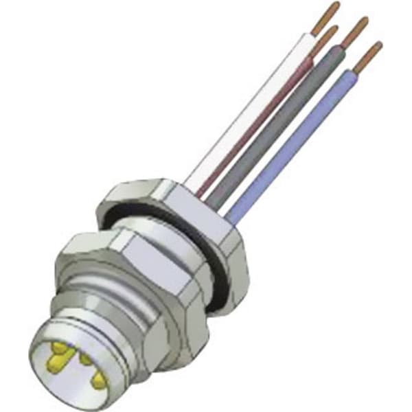 Conec 42-01035 Sensor/ställdon-kontaktdon M8 Kontakt hane inbyggd Antal poler (RJ): 4 1 st