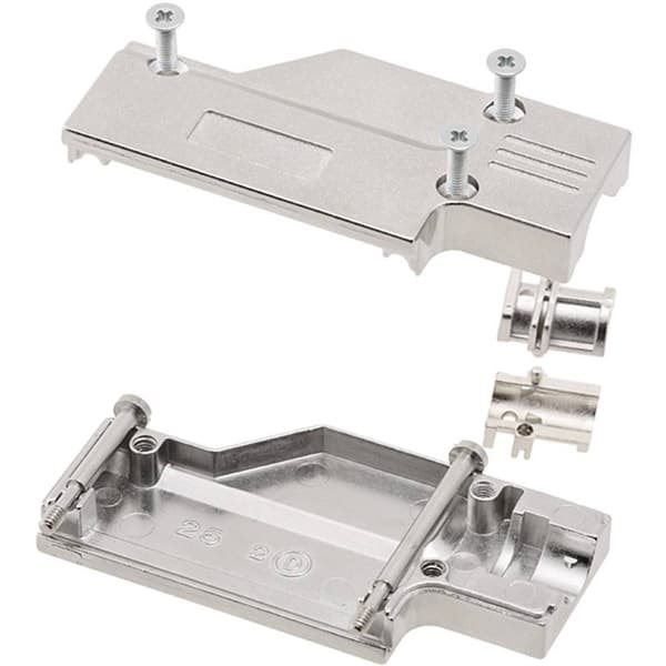 encitech DCMR25-HI-K 6560-0701-03 D-sub hölje Antal poler: 25 Zink pressgjutning 90 ° Metall 1 st