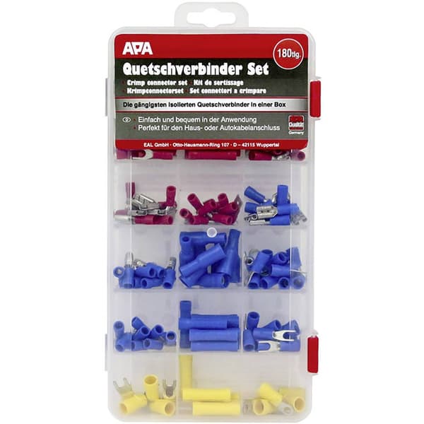 APA 29104 Crimpklämma sortiment 0.25 mm² - 6.6 mm² 1 st
