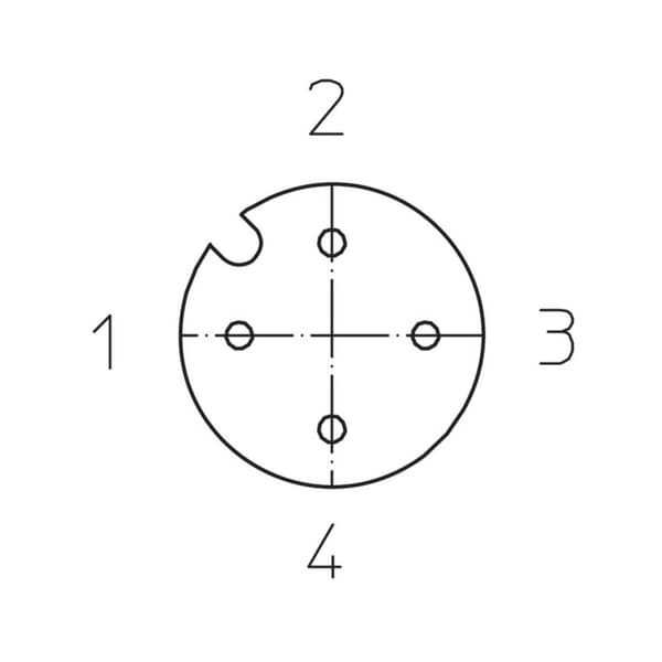 Lutronic 1064 Sensor/ställdon-kontakt, konfektionerad M12 Koppling rak 10.00 m Antal poler (RJ): 4 1 st
