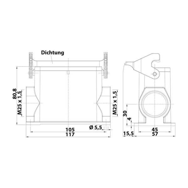 Hylskontakthus 19300160291 Harting 1 st