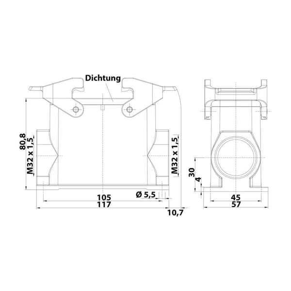 Hylskontakthus 19300160272 Harting 1 st