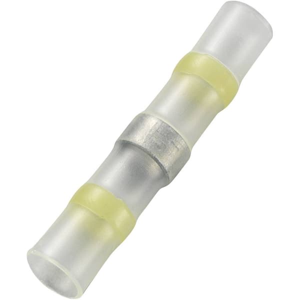 TRU COMPONENTS 736461 Skarvdon med krympslang 4 mm² 6 mm² Helisolerad Gul 15 st