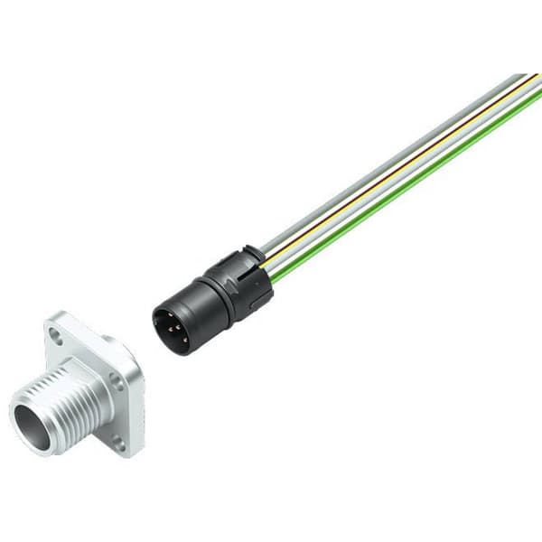 binder 99 3443 100 05 Sensor/ställdon-kontakt, konfektionerad M12 Kontakt hane inbyggd vertikal 1 st