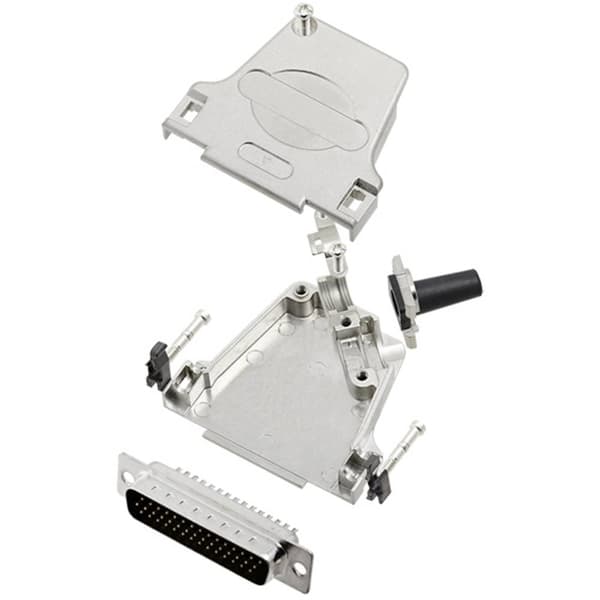TRU COMPONENTS TCD45ZF25HDP44K 7709284 D-Sub stiftlist set 45 ° Antal poler: 44 Lödhona 1 st