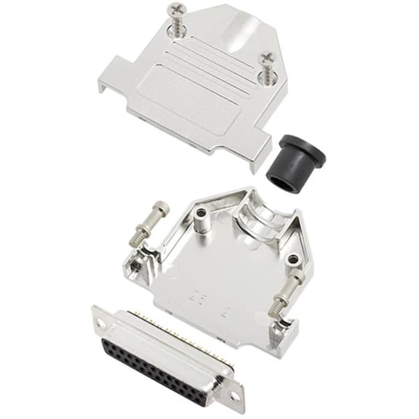 TRU COMPONENTS TCDTNT25MDMSK 7708516 D-Sub honkontakt set 180 ° Antal poler: 25 Lödhona 1 st