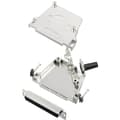 Miniatyrbild 1 av 2: TRU COMPONENTS TCD45ZF37DBSK 7709304 D-Sub honkontakt set 45 ° Antal poler: 37 Lödhona 1 st