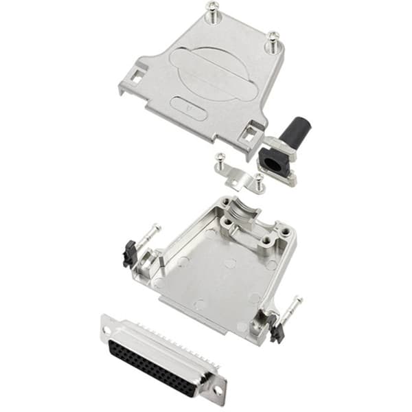 TRU COMPONENTS TCDTZF25HDS44K 7709772 D-Sub honkontakt set 180 ° Antal poler: 44 Lödhona 1 st