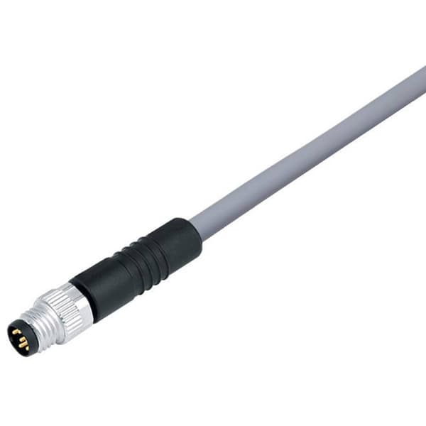 binder 77 3405 0000 20005-0500 Sensor/ställdon-kontakt, okonfektionerad M8 Kontakt hane rak 1 st