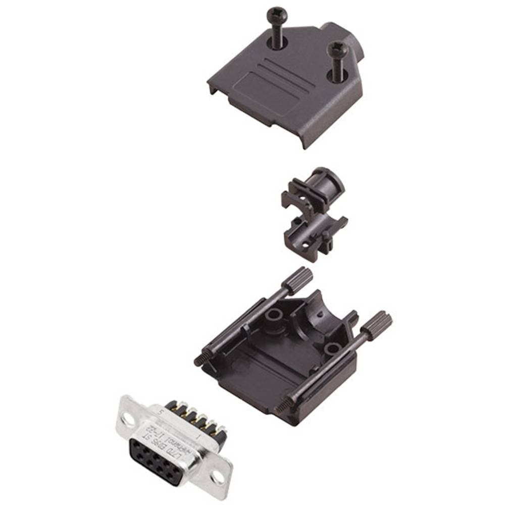 Amphenol L17DTPK-P-15+L77DA15SST D-Sub honkontakt set 180 ° Antal poler: 15 Skruv 1 st