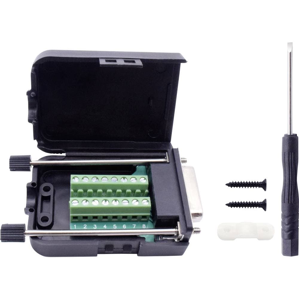 TRU COMPONENTS T1904C095 D-Sub honkontakt set Antal poler: 15 Skruv 1 st