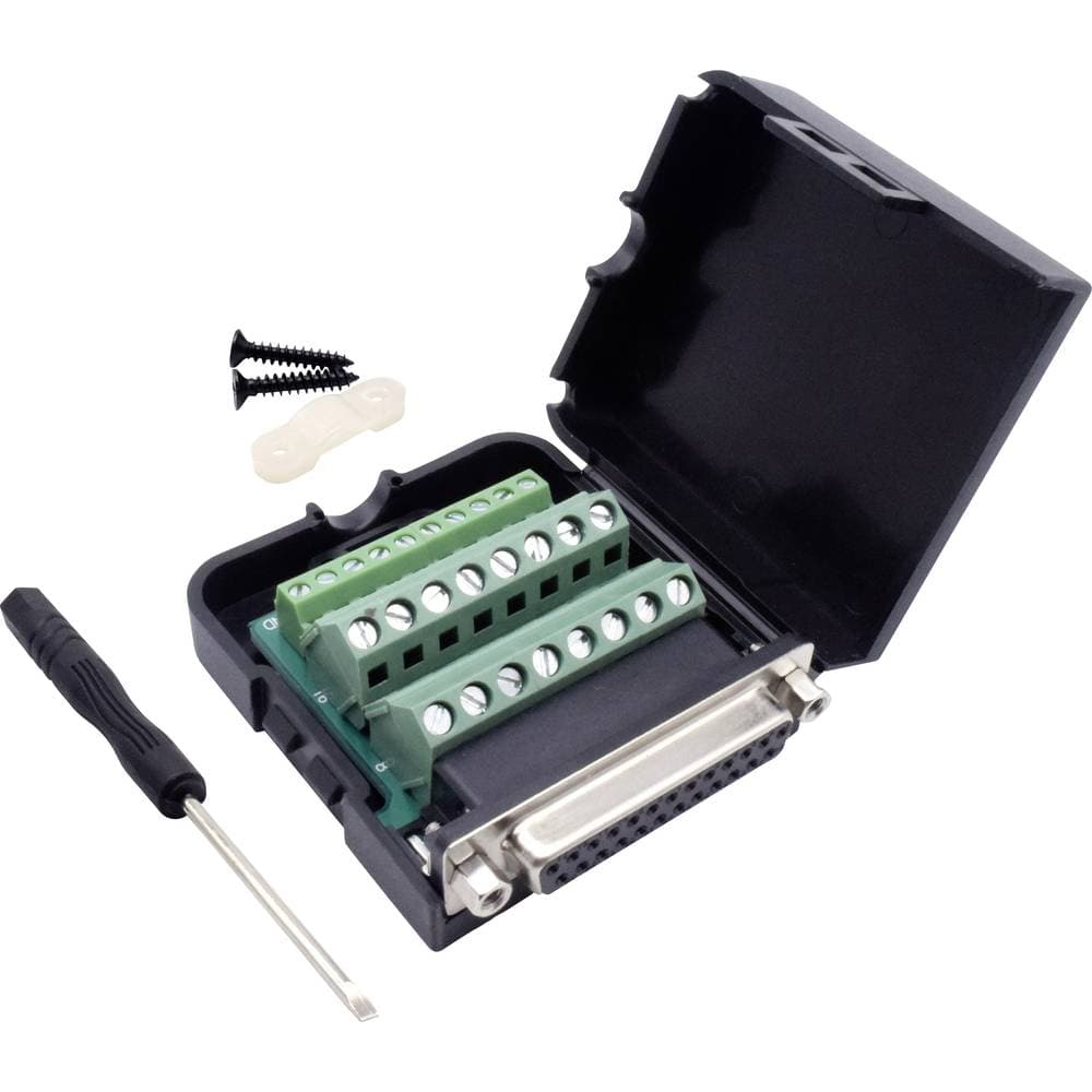 TRU COMPONENTS T1904C101 D-Sub honkontakt set Antal poler: 25 Skruv 1 st