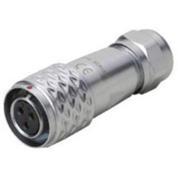 Deltron Connectors DELMSF1210/S4I Runt anslutningsdon Hona rak Totalt antal poler: 4 1 st