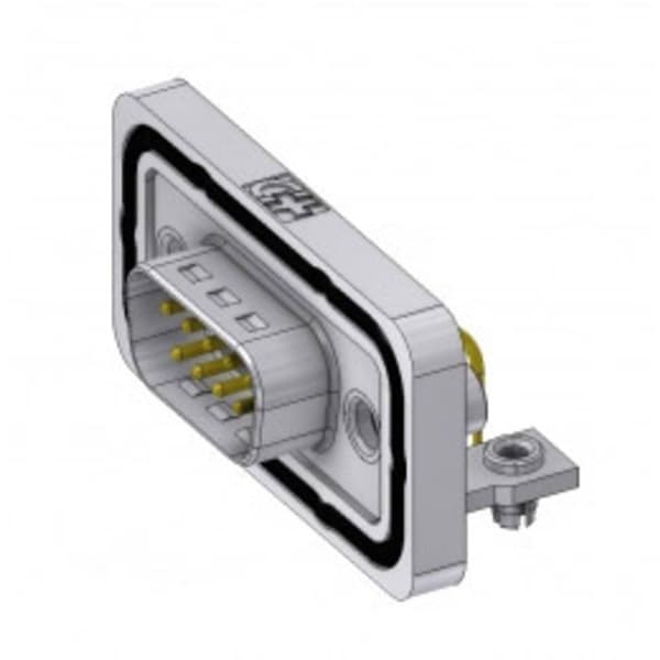 Deltron Connectors DTSWM09PYC/2M47UN D-Sub kontakt 90 ° Antal poler: 9 Lödning, Pins 1 st