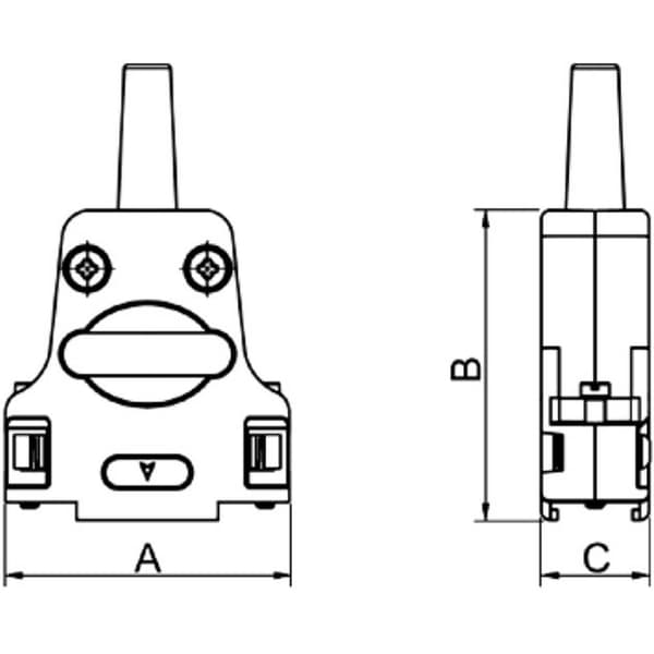 encitech DTZF25-RGL-K 7960-0207-03 D-sub hölje Antal poler: 25 Zink pressgjutning 180 ° Metall 1 st