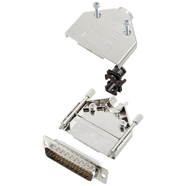 encitech DTPK25-M-HDP44-W-K 6355-8056-03 D-Sub stiftlist set 180 ° Antal poler: 44 Lödhona 1 st