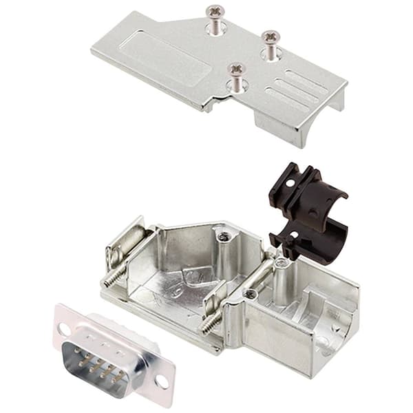 encitech DCMR09-FK-DMP-W-K 6355-8065-21 D-Sub stiftlist set 90 ° Antal poler: 9 Lödhona 1 st