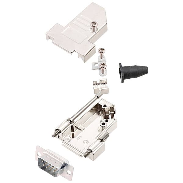 encitech DTSL09-LJSRG-S-DMP-W-K 6355-8042-21 D-Sub stiftlist set 45 ° Antal poler: 9 Lödhona 1 st