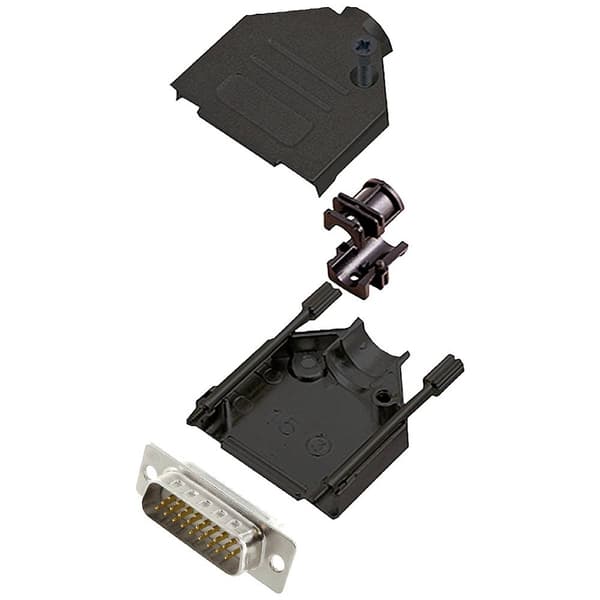 encitech DTZK15-BK-HDP26-W-K 6355-8102-02 D-Sub stiftlist set 180 ° Antal poler: 26 Lödhona 1 st