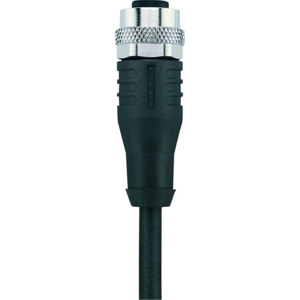 Escha 8046991 Sensor/ställdon-kontakt, konfektionerad M12 Hona rak 5.00 m Antal poler (RJ): 8 1 st