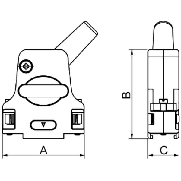 encitech D45ZF25-RGL-K 7960-0208-13 D-sub hölje Antal poler: 25 Zink pressgjutning 45 ° Metall 1 st