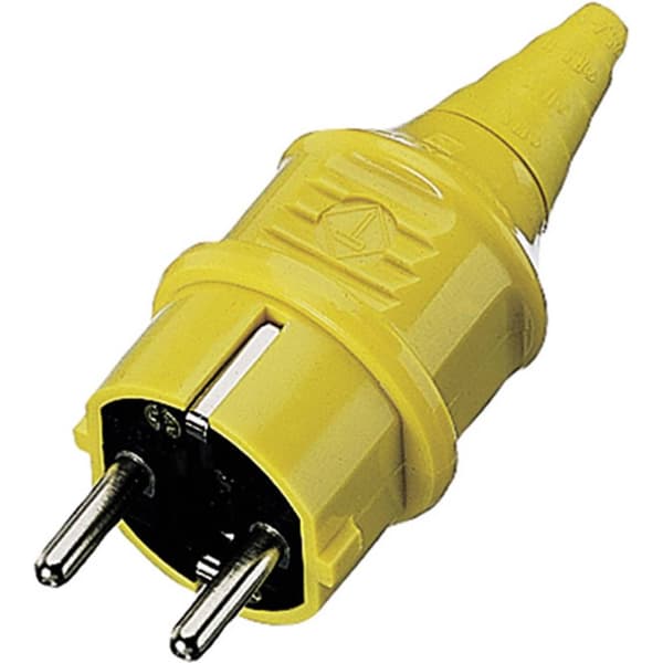 MENNEKES 10840 Stickpropp Plast 230 V Gul IP44