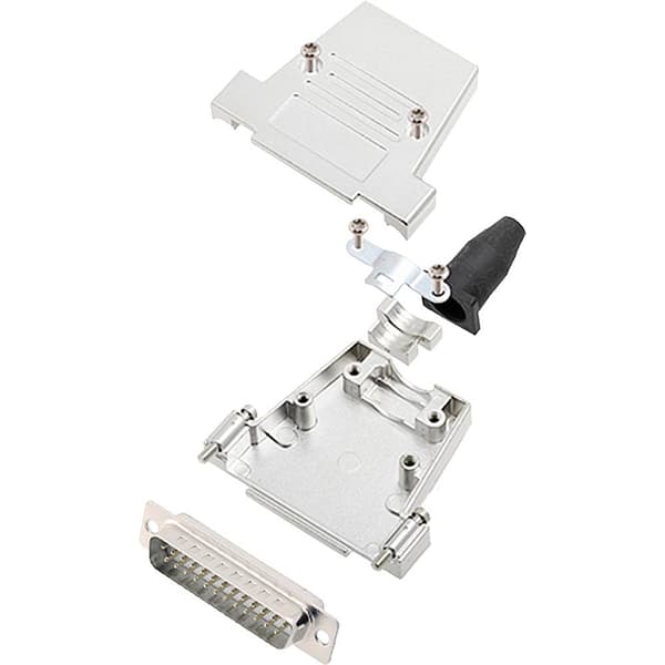 encitech DTSL37-SJSRG-T-DMP-W-K 6355-8087-24 D-Sub stiftlist set 180 ° Antal poler: 37 Lödhona 1 st