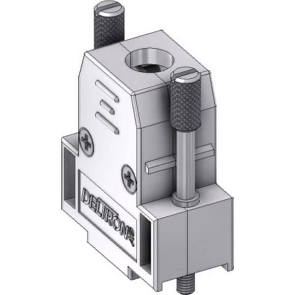 Deltron Connectors CTLM09M2.5 Deltron D-sub hölje Antal poler: 9 Plast, metalliserad 180 ° Metall 1 st