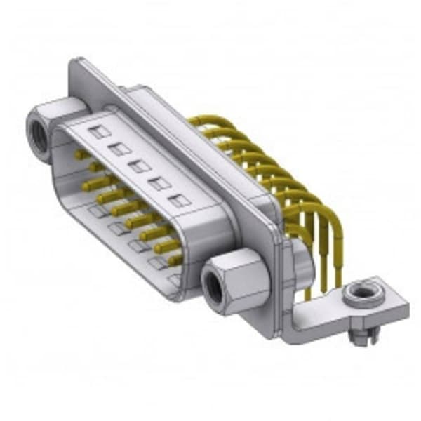 Deltron Connectors DTS15PYC/2M47UNB5 D-Sub kontakt 90 ° Antal poler: 15 Lödning, Pins 1 st