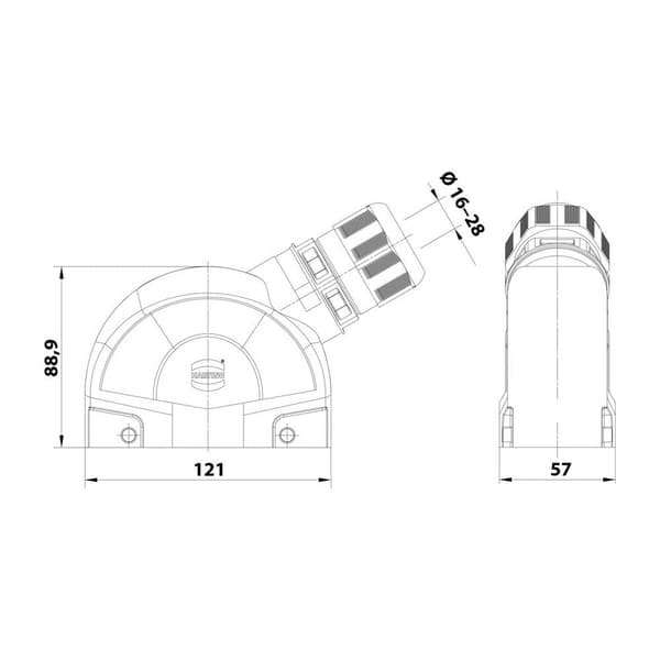 Kontakthölje 19411240523 Harting 1 st