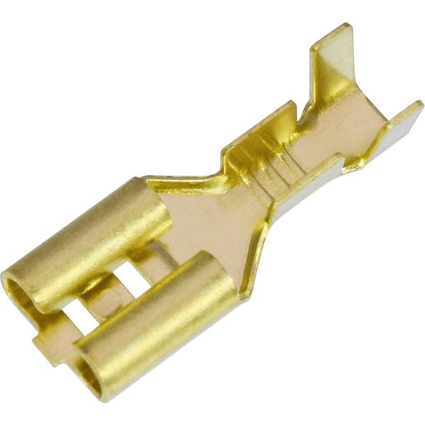 Quadrios 1908C183 Crimpklämma sortiment 0.50 mm² - 1 mm² Mässing, Transparent 100 delar