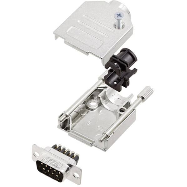 Amphenol L17DTZK25+L717DB25PST D-Sub stiftlist set 180 ° Antal poler: 25 Skruv 1 st
