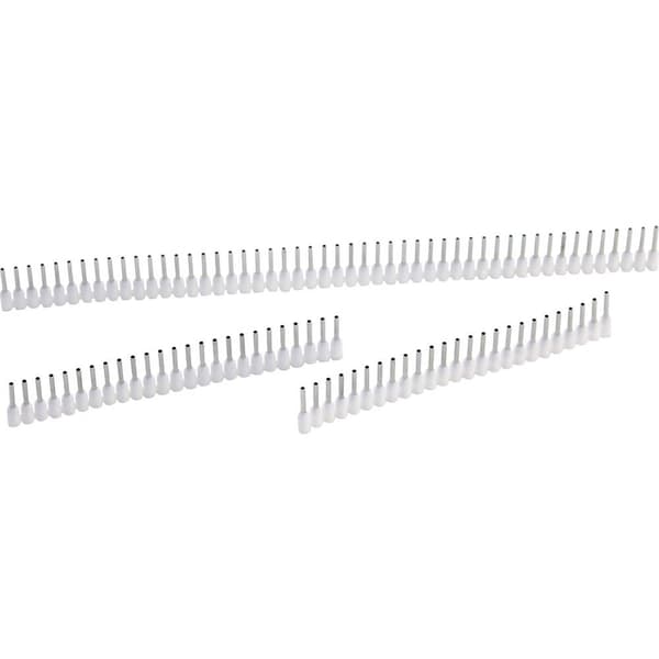 Jokari T60150 Ändhylsa 0.5 mm² Vit 500 st