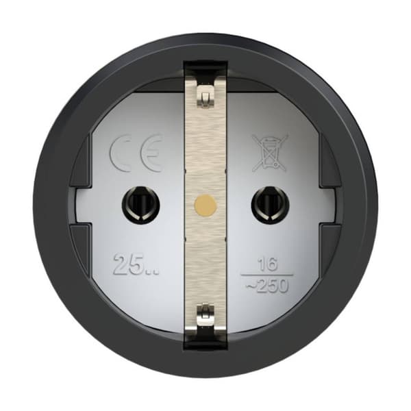 PCE 2512-sr Skarvuttag Gummi, Plast 230 V Svart, Röd IP54