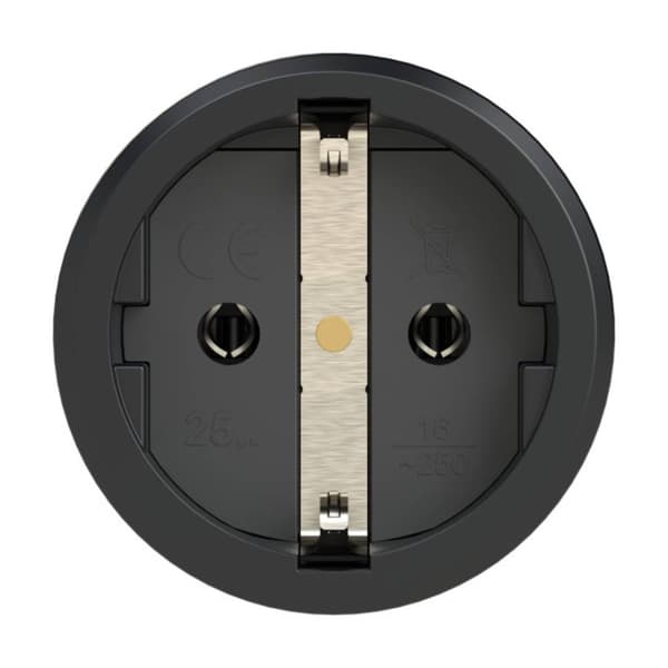 PCE 2521-sr Skarvuttag Massiv gummi, Termoplast 250 V Svart, Röd IP54