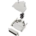 Miniatyrbild 1 av 2: encitech DTPK-M-25-DBP-K 6355-0030-03 D-Sub stiftlist set 180 ° Antal poler: 25 Lödhona 1 set