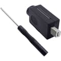 Miniatyrbild 1 av 3: USB 2.0 modular kontakt set, typ B. Kontakt hane rak 2001C202 Quadrios Innehåll: 1 st