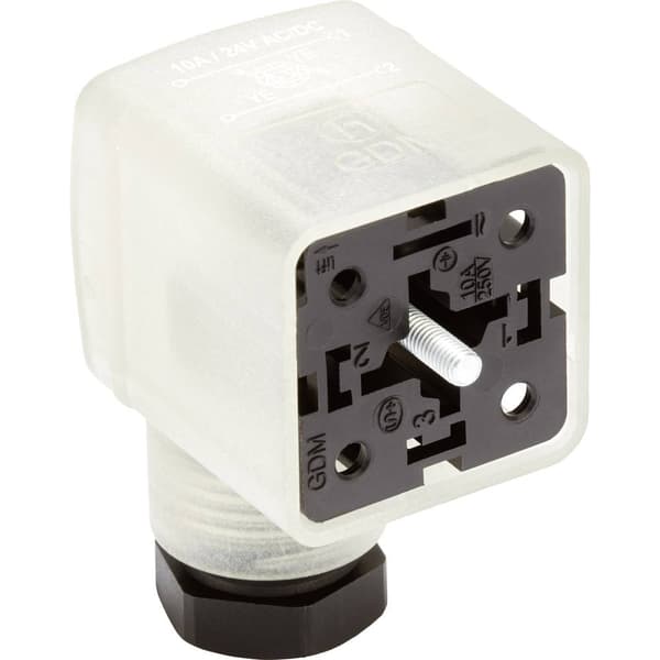 Lumberg Automation GDM21F6-L1Y-10D 934888020 Ventilkontakt Transparent Innehåll: 1 st