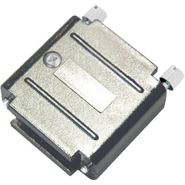 encitech DAPK15-JS/MET 6211-0100-42 D-sub adapterhölje Antal poler: 15 Plast, metalliserad Silver 1 st