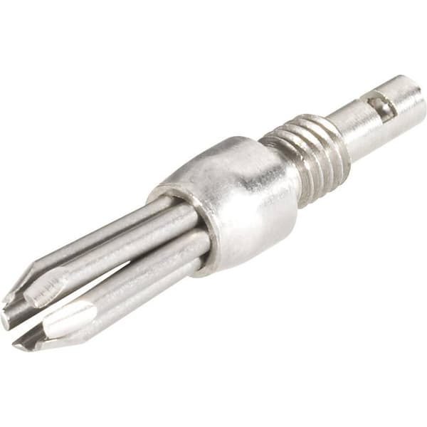 Schnepp N V2A 4000 Labbpropp Kontakt hane rak Stift-Ø: 4 mm Silver 1 st