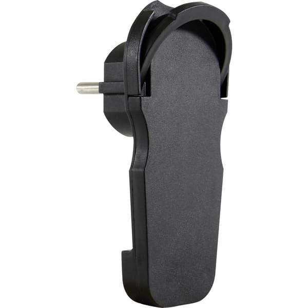 REV 0018260500 Stickpropp flat 230 V Svart IP20