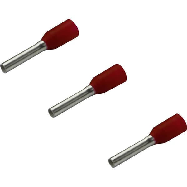 Rittal 4050.732 Ändhylsa 1 mm² Delisolerad Röd 500 st