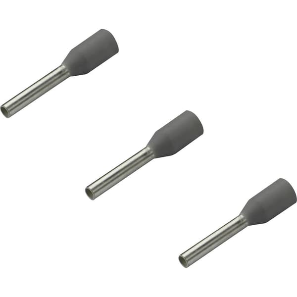 Rittal 4050.731 Ändhylsa 0.75 mm² Delisolerad Grå 500 st