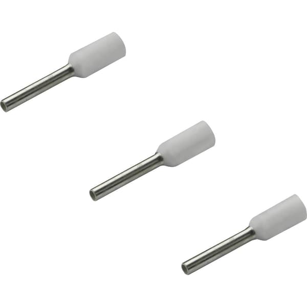 Rittal 4050.730 Ändhylsa 0.5 mm² Delisolerad Vit 500 st