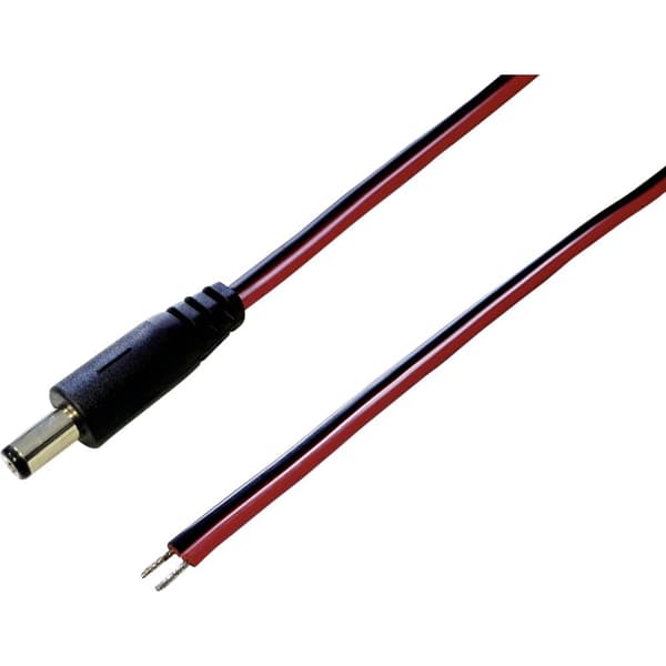 BKL Electronic DC-kabel DC-stiftdon - Öppen ände 5.5 mm 2.5 mm 2.5 mm 2.00 m 1 st