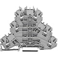 Miniatyrbild 1 av 2: WAGO 2002-3227 Terminal med trippel genomföring 5.20 mm Fjäder Beläggning: Terre, L, L Grå 1 st