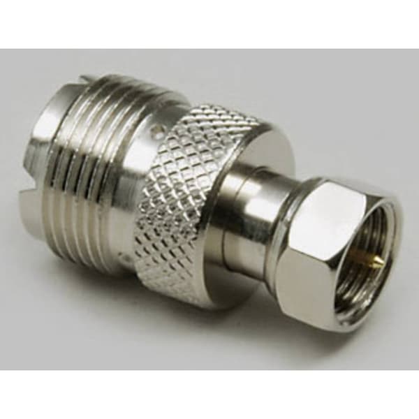 TRU COMPONENTS 1577809 UHF-Adapter UHF hona - F-kontakt hane 1 st